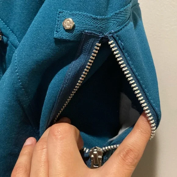 VTG Oakley Full-Zip Teal Hooded Soft-shell‎ Ski Snowboard Winter Jacket Outdoors - Picture 9 of 12